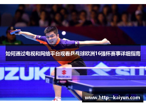 如何通过电视和网络平台观看乒乓球欧洲16强杯赛事详细指南